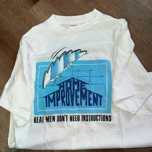 White Graphic Tee Vintage Home Improvement Tim The Toolman Taylor size L